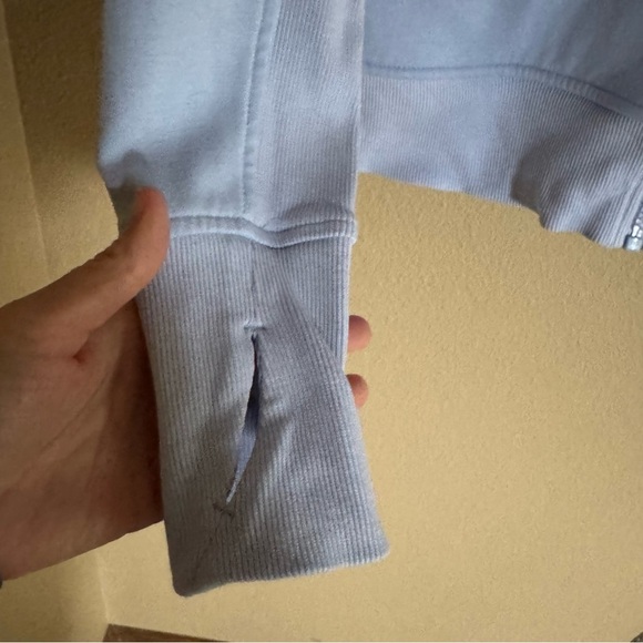 Athleta Triumph Full Zip Hoodie Thumbholes Stretch High Neck Women’s size XS - Picture 7 of 13